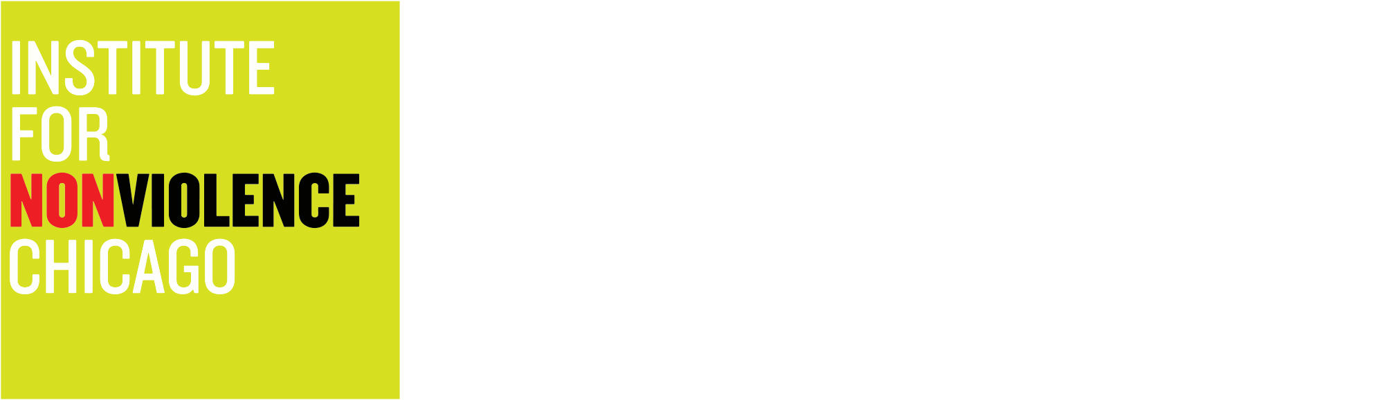Institute for Non-Violence Chicago logo
